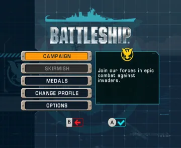 Battleship screen shot title